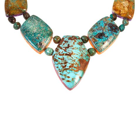 Jay King Sterling Silver Multicolor Turquoise Pendant with 18" Chain For fans of American-mined turquoise, this pretty pendant is for you The simple piece features beautiful blue Sleeping Beauty turquoise and green Tyrone turquoise from the American Southwest. . Hsn jay king jewelry
